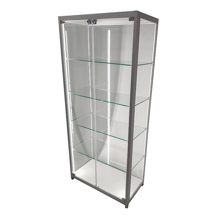 Wholesale Price China Coin Display Cases For Sale - Shop display cabinets for sale with led lighting,4 adjustable shelves,hinged doors  |  OYE – OYE detail pictures