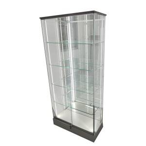 Museum quality display cabinets with lockable sliding doors  |  OYE
