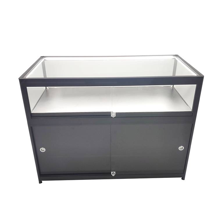 Retail display cabinets for sale with lockable sliding doors    OYE