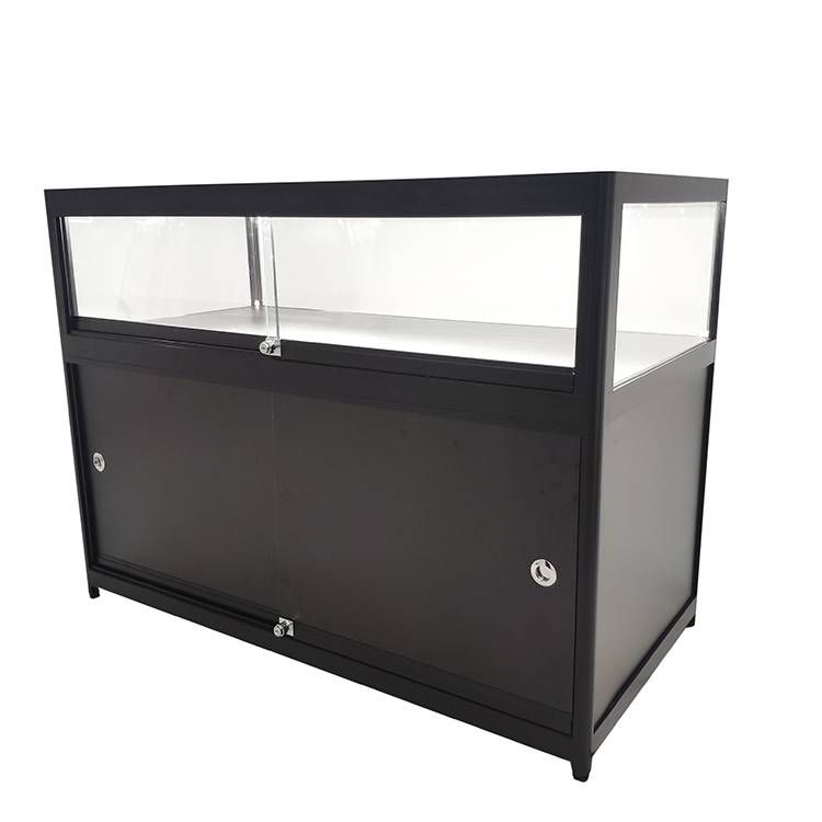 High Performance Rolling Jewelry Display Case - Retail display cabinets for sale with lockable sliding doors  |  OYE – OYE detail pictures