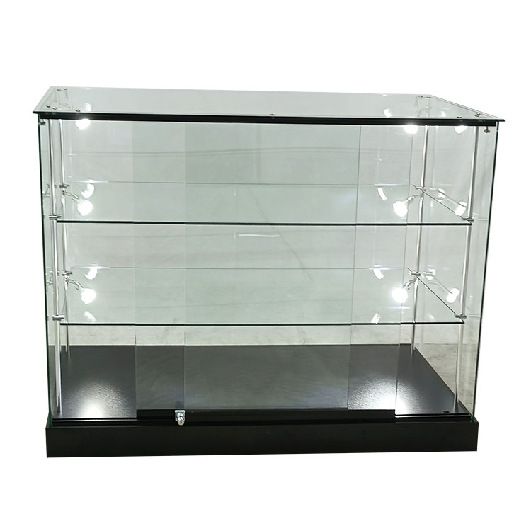 Retail display case ideas with 2 adjustable shelves,6 led light  |  OYE Featured Image