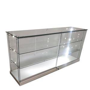 Retail display case lighting with 2 adjustable shelves,6 led side  |  OYE