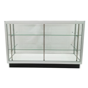 Retail glass display cabinet with 2 adjustable shelves  |  OYE