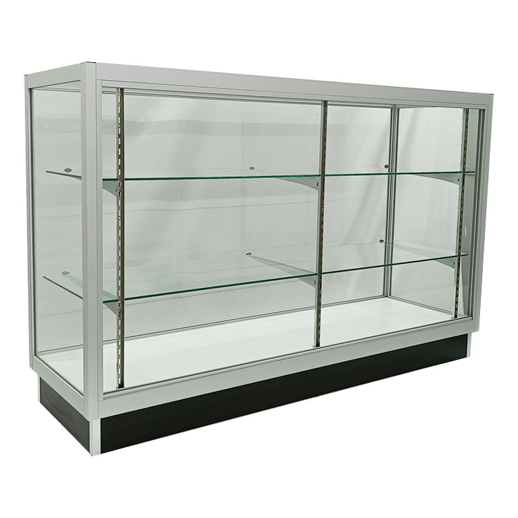 Hot sale Modern Cashier Counter – Retail glass display cabinet with 2 adjustable shelves  |  OYE – OYE