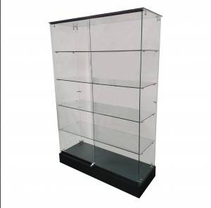 Custom display cases for collectibles with 80mm base, including adjustable feet  |  OYE