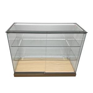 High reputation Glass Case For Collectibles - Retail showcases for sale with 2 adjustable, maple wood  |  OYE – OYE