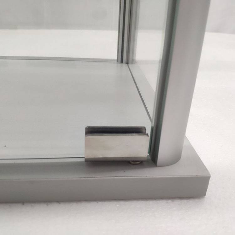 New Fashion Design for Jewelry Showcase Manufacturers - Table top glass jewelry display cases with MDF grey melamine   |  OYE – OYE