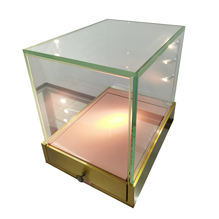 Electronic-induction lock Glass showcase for shop