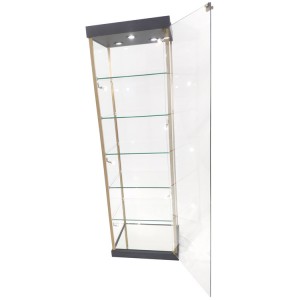 Fireproof Display case with glass doors,fireproof with lock and golden hinge | OYE