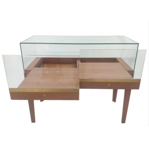 Glass Jewelry Display Counter tray with lockable door | OYE