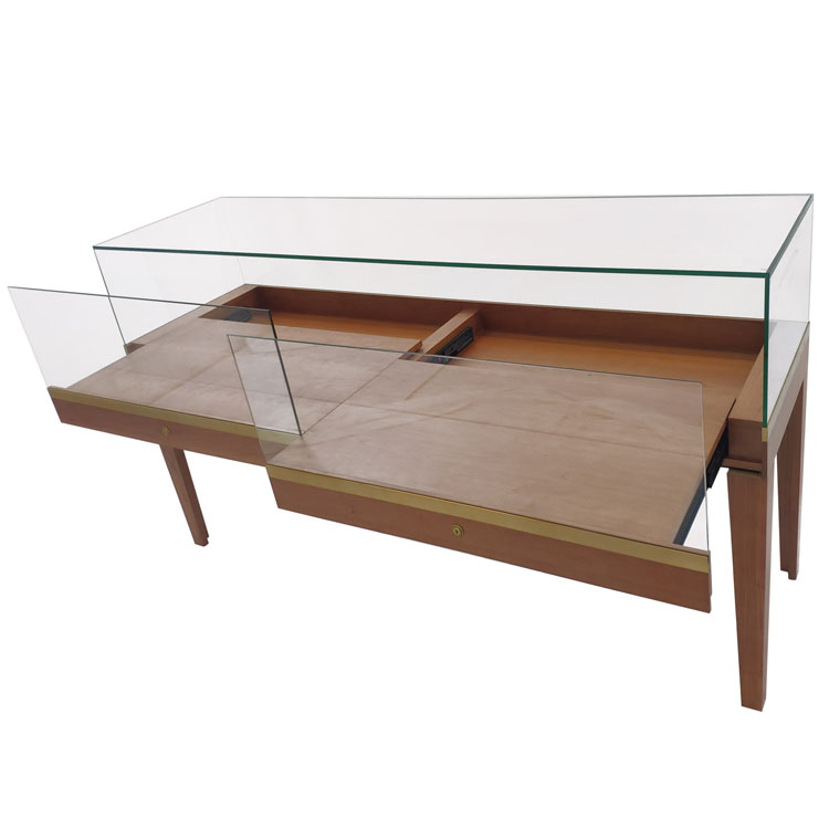 Hot Sale for Jewelry Store Display Case - Glass jewelry display counter tray with lockable door | OYE – OYE