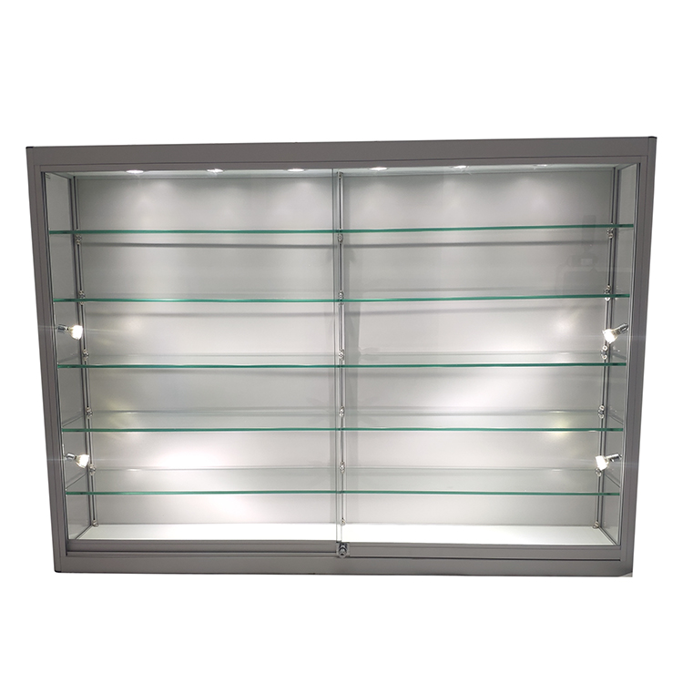 Factory wholesale Portable Jewelry Display Case - Retail display cabinets for sale with 5 adjustbale shelves  |  OYE – OYE