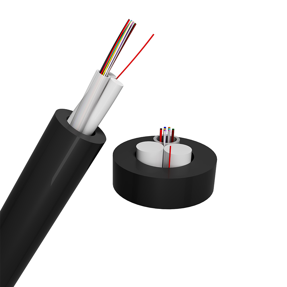 Paket Tüp Tipi tamamı Dielektrik ASU Kendinden Destekli Optik Kablo