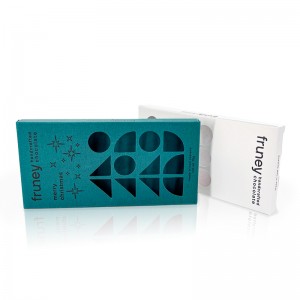 Caixa de embalagem ondulada cosmética colorida com logotipo personalizado de amostra grátis