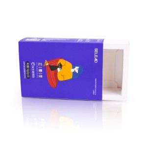 ຜູ້ຜະລິດຂາຍສົ່ງ Custom Logo Drawer Folding Dessert Divider Packaging Paper Sliding Food Box