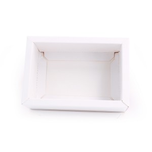 Manufacturer Wholesale Custom Logo Drawer Folding Dessert Divider Packaging Paper Sliding Food Box