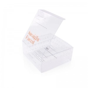 Zakázkový design Plastové PET kosmetické krabičky Obalové krabičky čiré plastové obaly pro péči o pleť