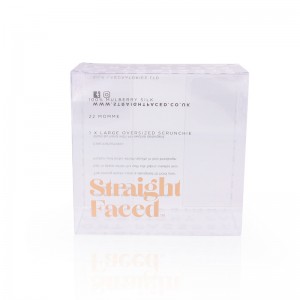 Plastične škatle za pakiranje kozmetičnih izdelkov PET po meri, prozorna plastična embalaža za komplet pakiranja za nego kože