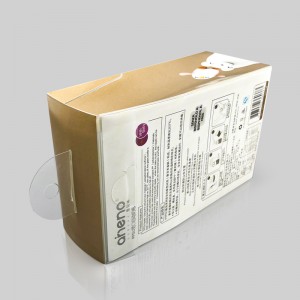 Pasirinktinis skaidrus kūdikių maitinimo buteliukas PVC PET PP plastikinės pakuotės dėžutė