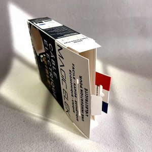 Ushicilelo oluqhelekileyo ILogo Electronic Product Carton Charger Paper Packaging Box Earphone Headset Package Carton Cable ElectriquePaper Box