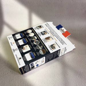 Προσαρμοσμένο λογότυπο εκτύπωσης Ηλεκτρονικό προϊόν Φορτιστής χαρτοκιβωτίων Χάρτινο κουτί συσκευασίας Ακουστικά ακουστικών Πακέτο χαρτοκιβώτιο καλώδιο ElectriquePaper Box