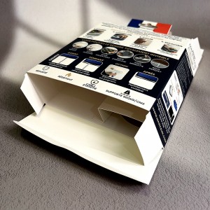 Fanontam-pirinty manokana Logo Electronic Product Carton Charger Paper Packaging Box Earphone Headset Package Carton Cable ElectriquePaper Box