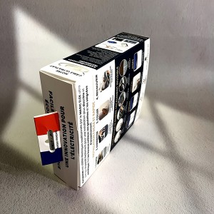 Προσαρμοσμένο λογότυπο εκτύπωσης Ηλεκτρονικό προϊόν Φορτιστής χαρτοκιβωτίων Χάρτινο κουτί συσκευασίας Ακουστικά ακουστικών Πακέτο χαρτοκιβώτιο καλώδιο ElectriquePaper Box