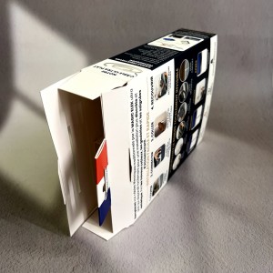 Custom Printing Logo Elektronisk produkt Kartongladdare Pappersförpackningslåda Hörlurar Headsetpaket Kartongkabel ElectriquePaperbox