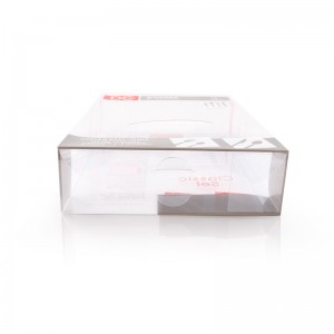 Vlastná priehľadná PVC/PET/PP plastová krabica Výrobca – zákazková plastová pvc krabica pre súpravu nožov