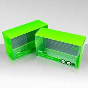 Custom Printing Clear PVC Box էլեկտրոնիկայի փաթեթավորման լուծման համար