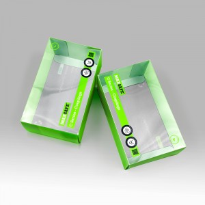 Custom Printing Clear PVC Box  for electronics packaging solution