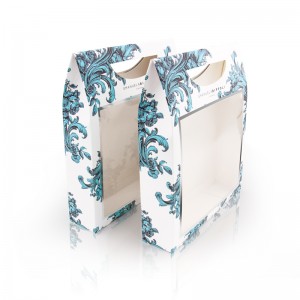 Box Gift Paper Custom Bi Handle