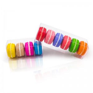 Scatole in PVC trasparente acetato Confezione regalo Macaron in PET trasparente all'ingrosso