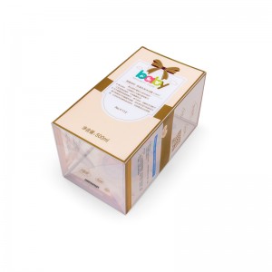 Acetate Transparent Pvc PET Food Grade Soft Crease Folding Box Plast umbúðabox