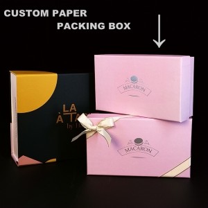 ערכות מתנה מארז נייר מארז כרטיס לבן בהתאמה אישית קופסאות אריזות קוסמטיקה אריזות טיפוח העור