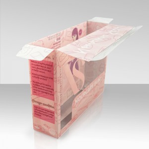 प्रिन्ट गरिएको तातो बिक्री बलियो र टिकाऊ फोल्डिङ प्याकिंग प्रसाधन सामग्रीको लागि प्लास्टिक बक्स, अनुकूलन लोगो र ब्रान्डको साथ छाप्नुहोस्