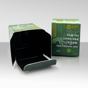 Caixa de embalaxe de papel de bolsas de té de deseño personalizado de alta calidade