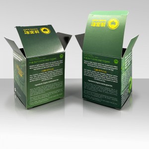 Папяровая ўпаковачная скрынка для чайных пакецікаў з гарачай распродажам