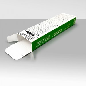 Εκτυπωμένα είδη από λευκό χαρτόνι προσαρμοσμένης παρουσίασης για χάρτινα κουτιά καθημερινής χρήσης Εταιρικά κουτιά δώρων