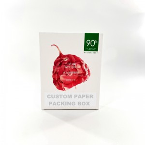 Boîte de produits de masque de soins de la peau cosmétique d'impression personnalisée, boîtes d'emballage en papier de rouge à lèvres personnalisées Bo de papier d'emballage de beauté