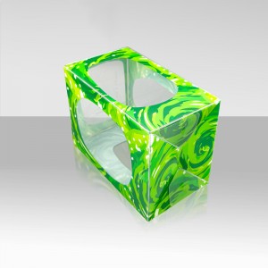 صندوق بلاستيكي بتصميم مخصص مقاس 4 بوصات واقي من funko pop مع صناديق عرض ألعاب شعار مزخرف