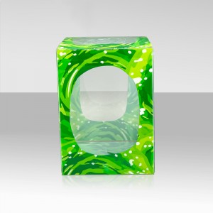 Benotzerdefinéiert Design Plastikskëscht 4 Zoll Funko Pop Protector mat Emboss Logo Spillsaachen Displayboxen