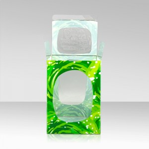 Пластиковая коробка индивидуального дизайна, 4-дюймовый защитный чехол funko pop с тиснением логотипа, коробки для игрушек