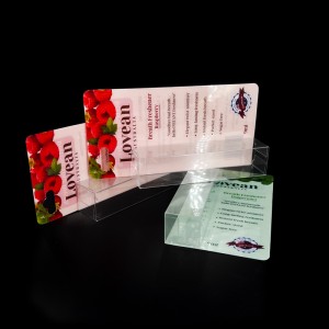 カスタム化粧品セット透明ギフトクリアリップグロス口紅プラスチック包装箱