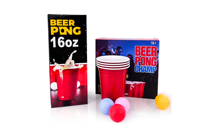 Beer pong set