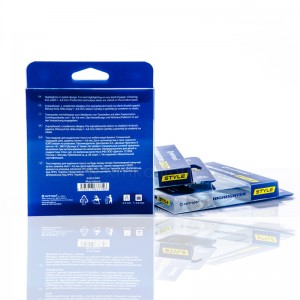 ການຫຸ້ມຫໍ່ປາກກາຂະຫນາດນ້ອຍ Pet PVC Plastic Transparent Box Retail Transparent Clear Display Box Packaging Plastic
