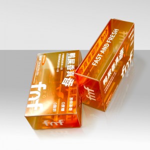 Tin-aw nga Pvc Plastic Folding Packaging Box alang sa Food Teabag packaging solution