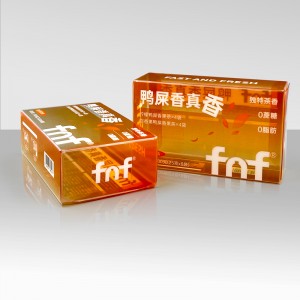 Clear Pvc Plastic Folding Packaging Box for Food Teabag packaging solution