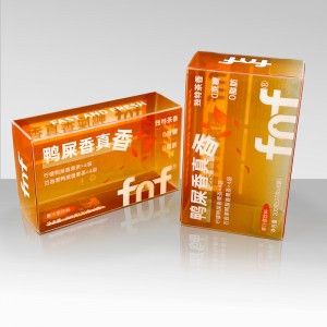 Прозрачная пластиковая складная упаковочная коробка из ПВХ для упаковочного решения для чайных пакетиков