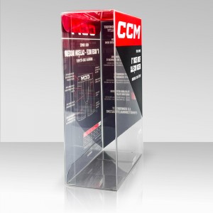 Διαφανές πλαστικό αναδιπλούμενο κουτί συσκευασίας Pvc για λύση συσκευασίας εσωρούχων